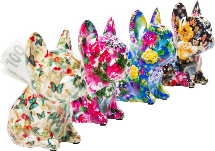producto: Alcancía Dog Fiore 12cm varios.